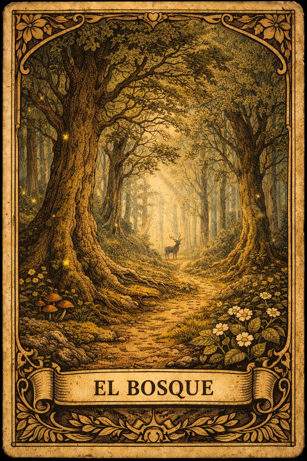 El Bosque, una carta del Oráculo de la Naturaleza